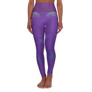 Vibrant High-Waisted Yoga Leggings – Bold Style Meets Ultimate Comfort